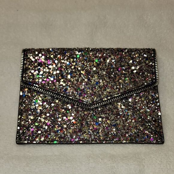 Rebecca Minkoff Glitter Envelope Wallet! - Picture 1 of 6